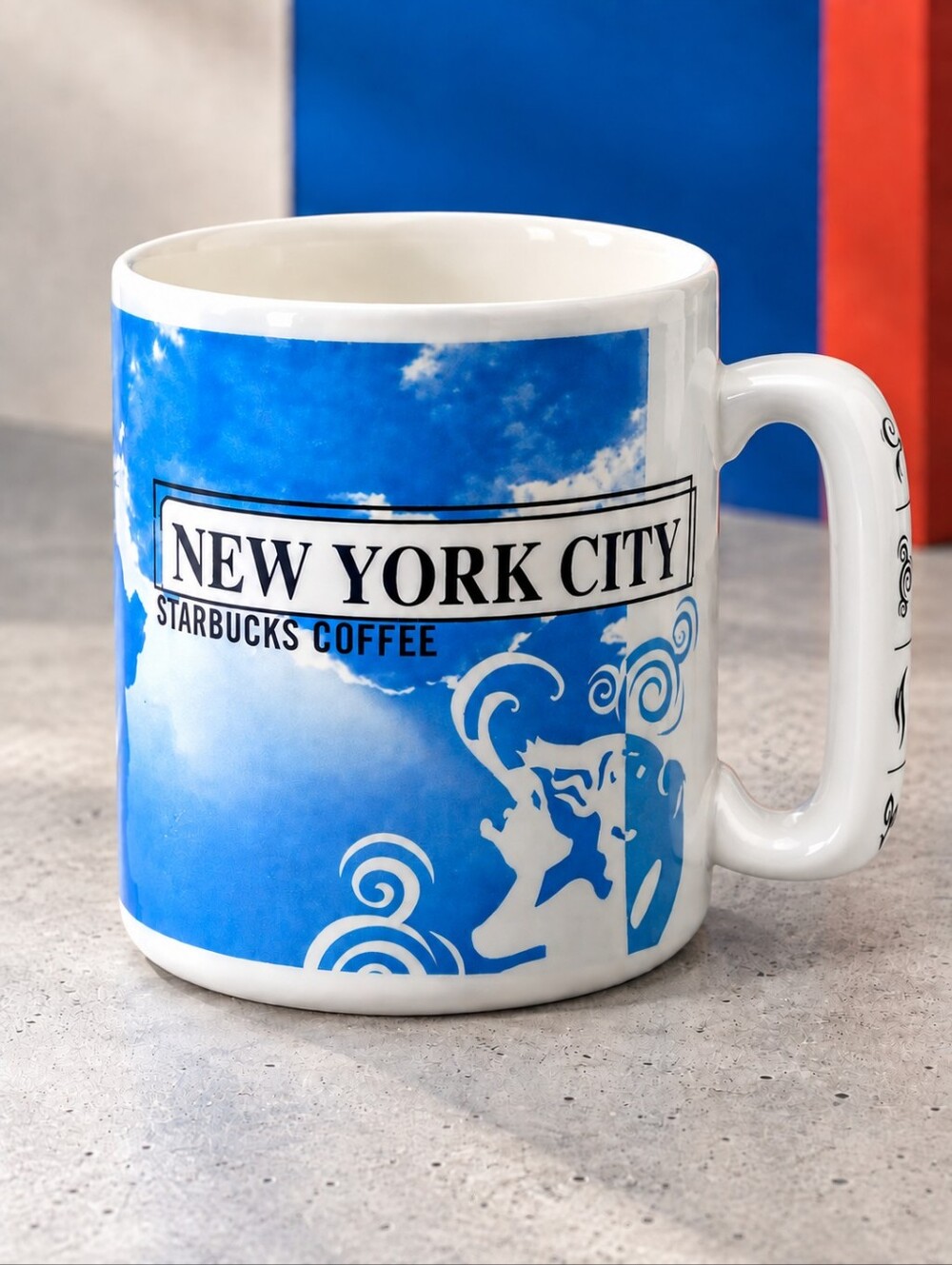 Vintage 1998 Starbucks New York City NYC Collector Mug 20 Oz Taiwan